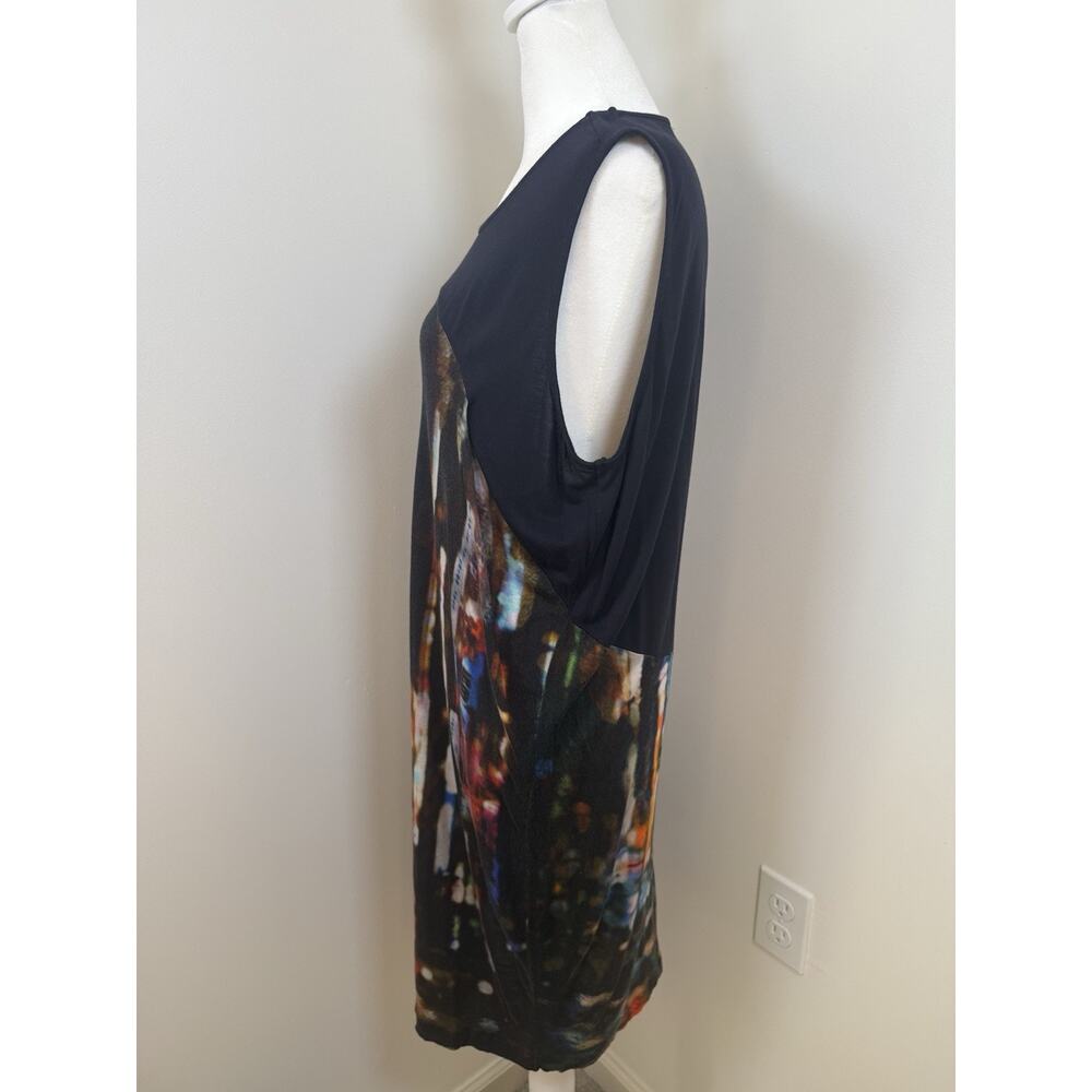 Alexander McQueen City Lights Sleeveless Dress Womens Medium Fashion Chic Black - Picture 6 of 10